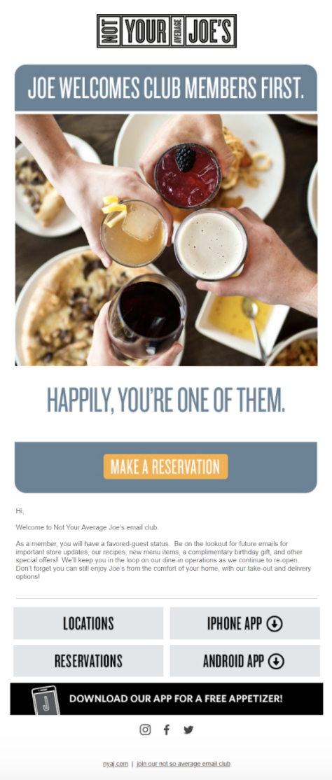 10 Great Examples of Restaurant Email Marketing [+ Why They’re So Great] - On the Line | Toast POS