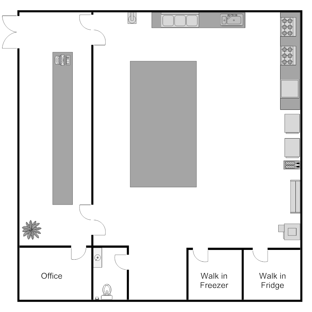 How to Design a Bakery Floor Plan, Layout and Blueprint