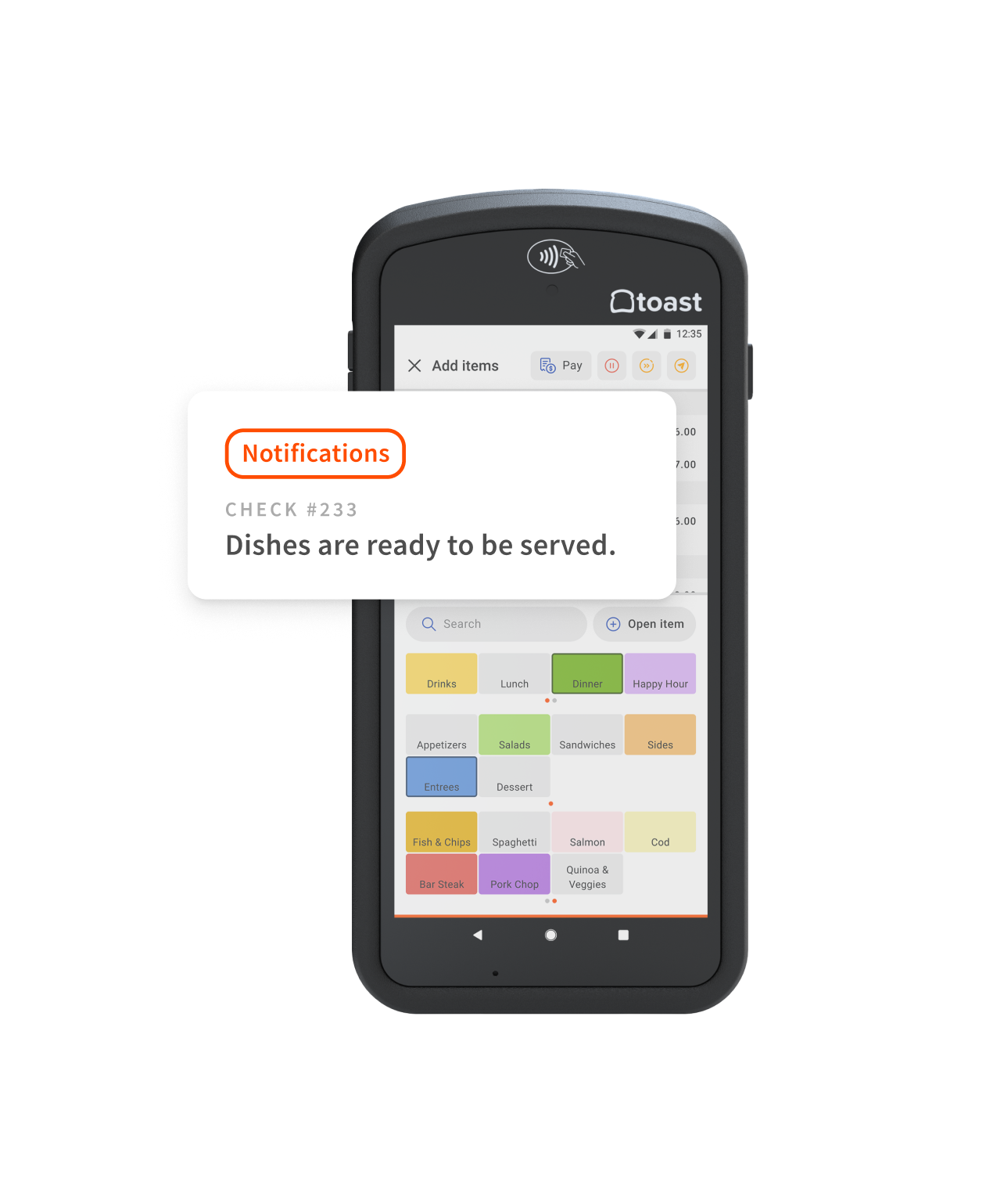 Casual Dining POS System Toast POS