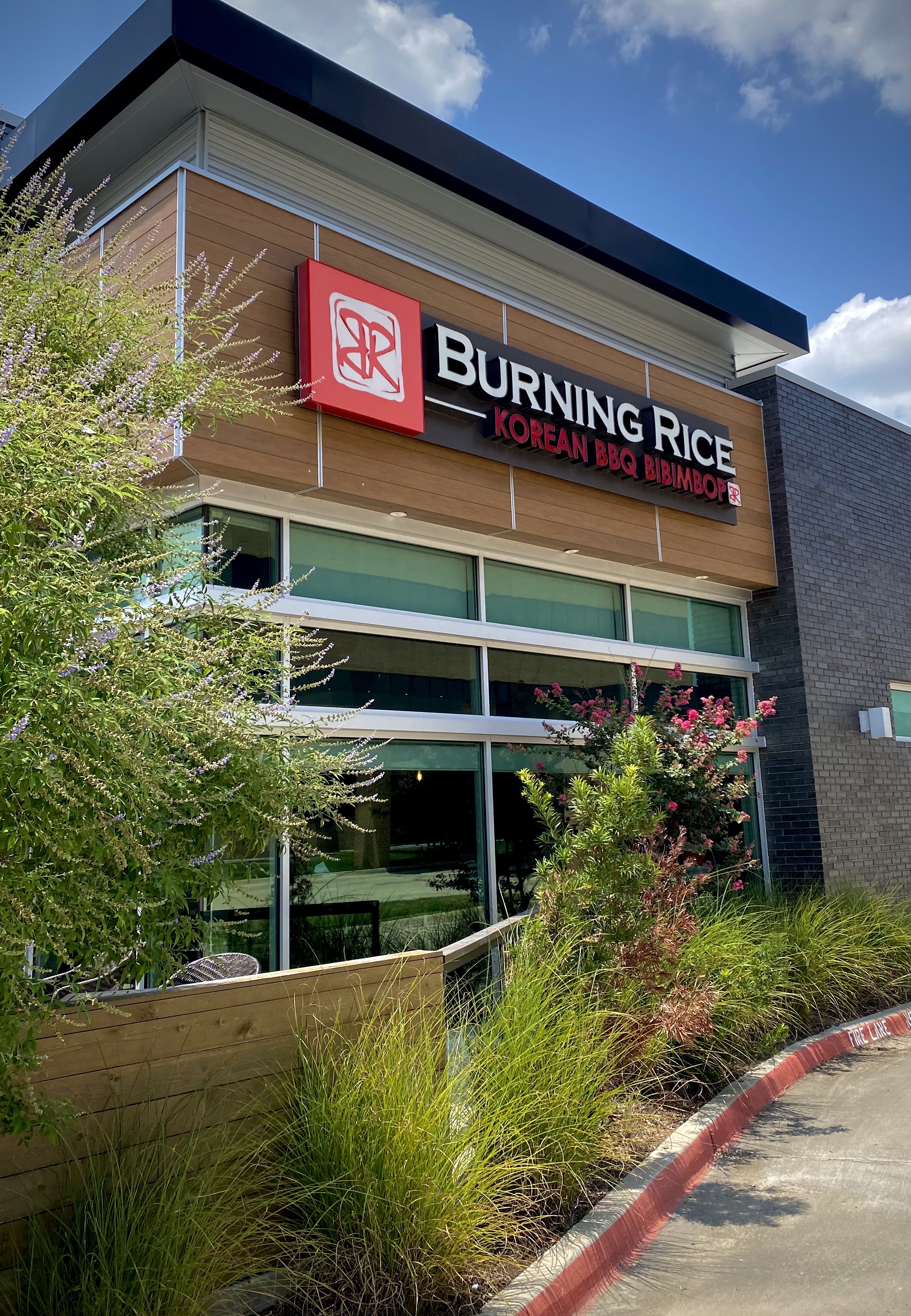 The outside of Burning Rice