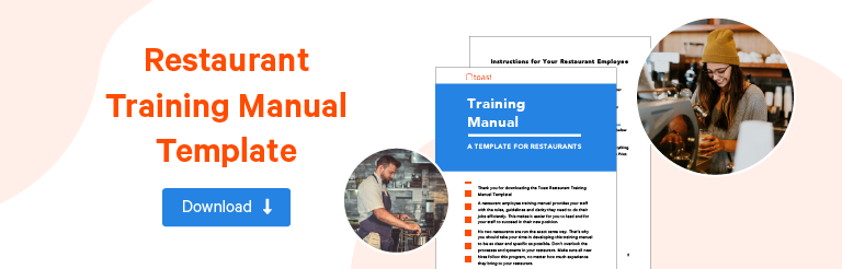 Restaurant Training Manual: How to Train Staff [Template] | Toast POS