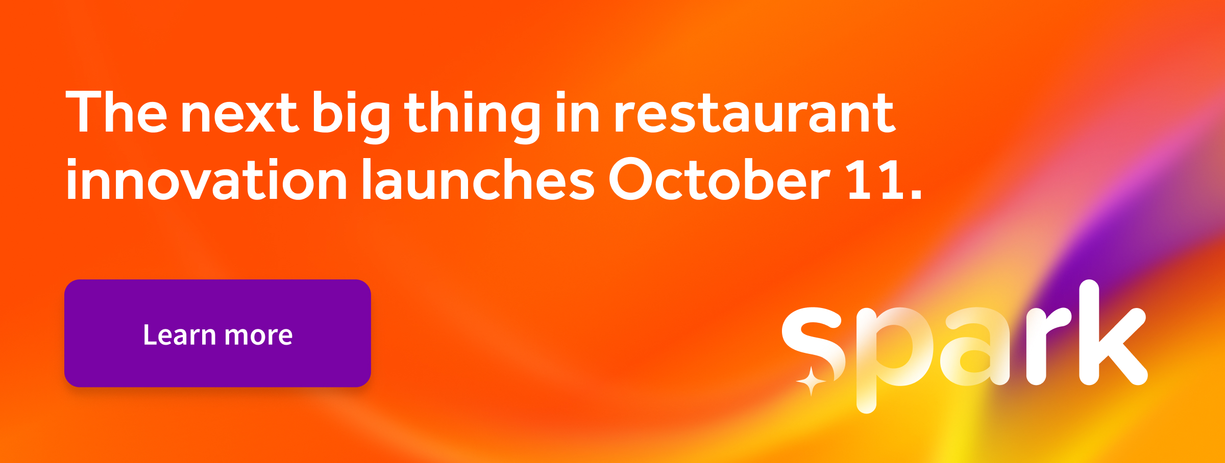 image promotion Spark, a restaurant innovation event from Toast