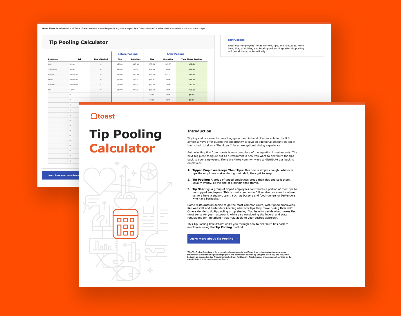 how much to tip pizza delivery calculator