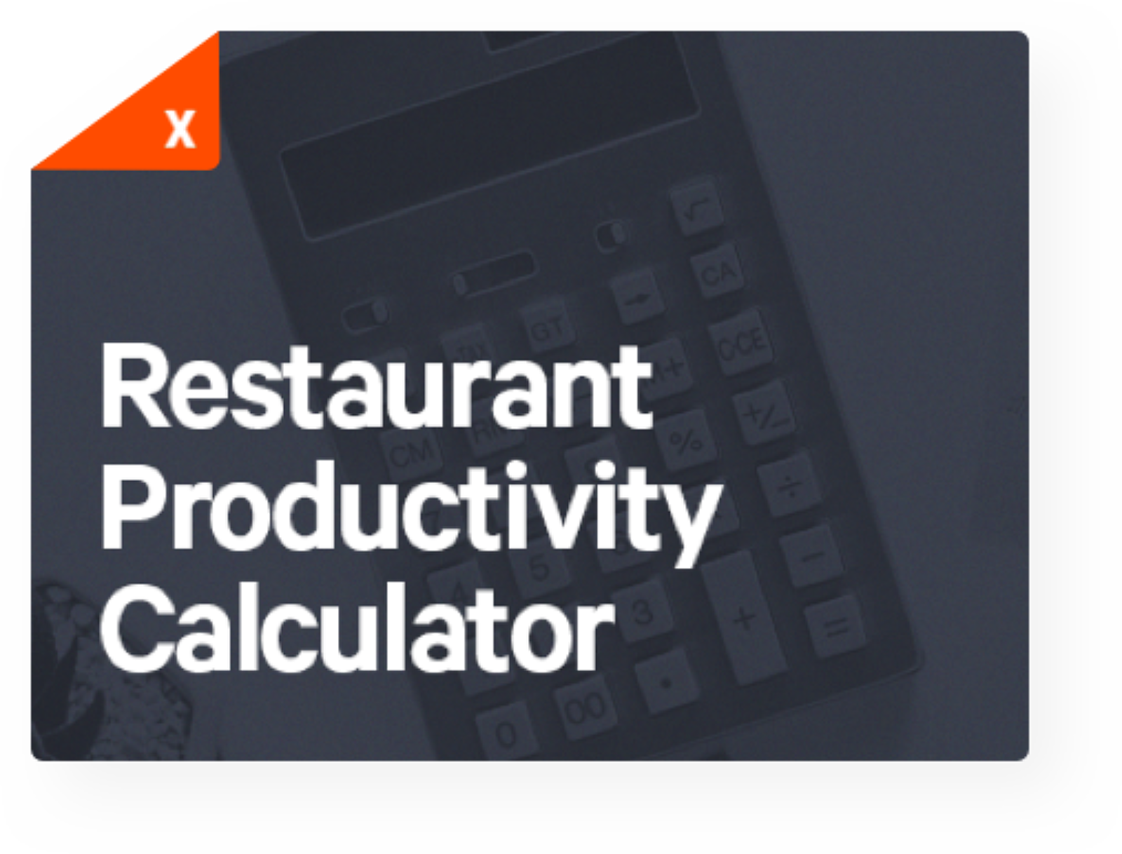 Restaurant Productivity