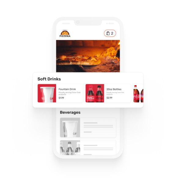 Toast Online Ordering L2 Spot Illustration Coca Cola
