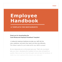 Employee Handbook Template