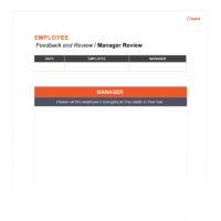 Employee Feedback Template