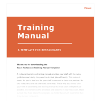 Training Manual Template