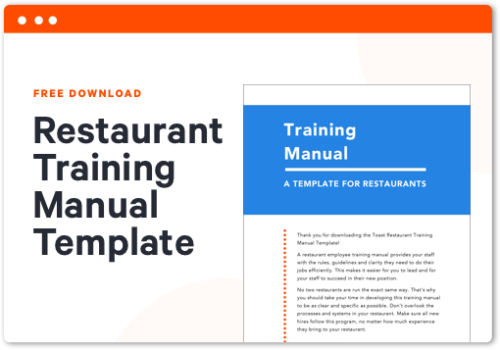Restaurant Training Manuel CTA thumbnail 2