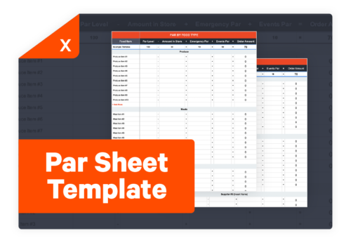 Par Inventory Sheet Template