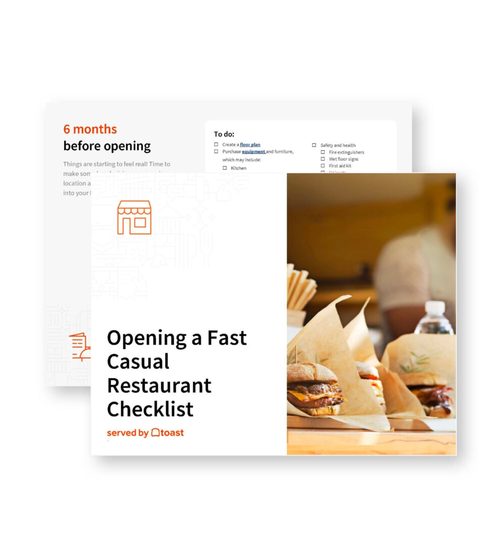 Opening a Fast Casual Restaurant Checklist | Toast POS