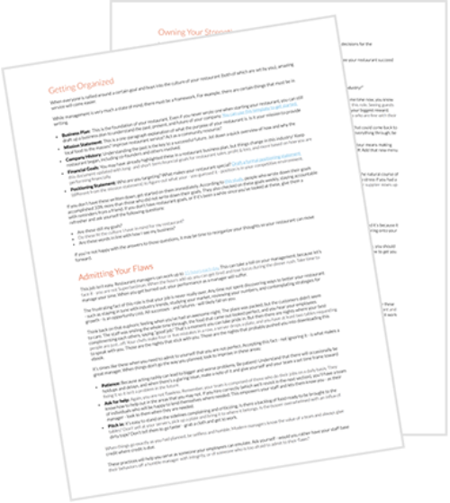 How to Manage a Restauarant