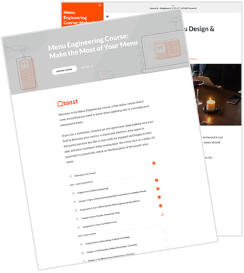 Menu Engineering Course