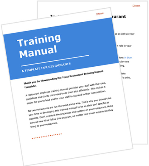 Training Manual Template