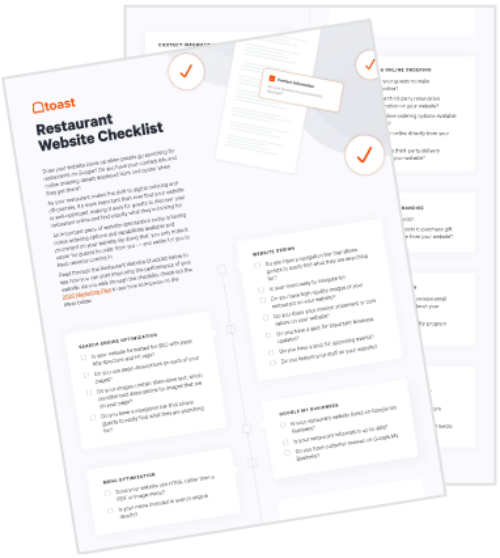 Restaurant Website Checklist