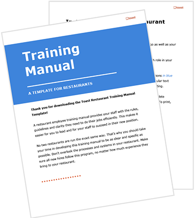 Training Manual Template