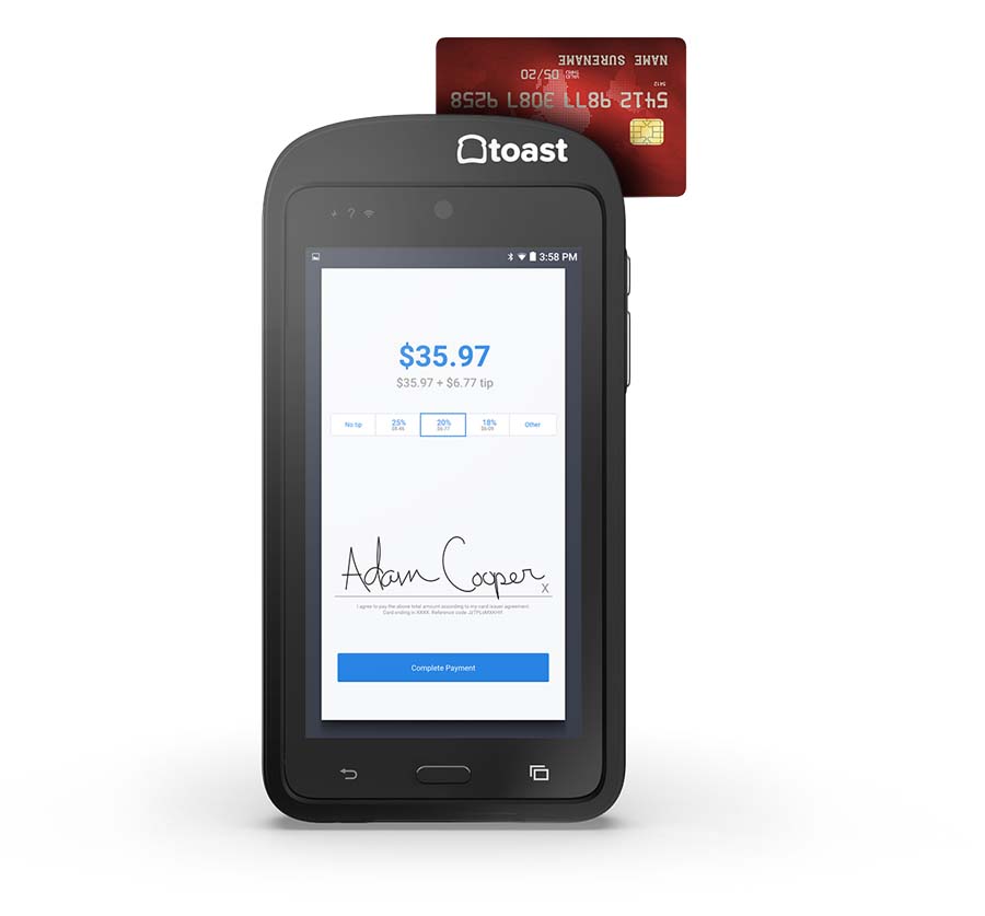 Cafe and Bakery POS System Toast POS