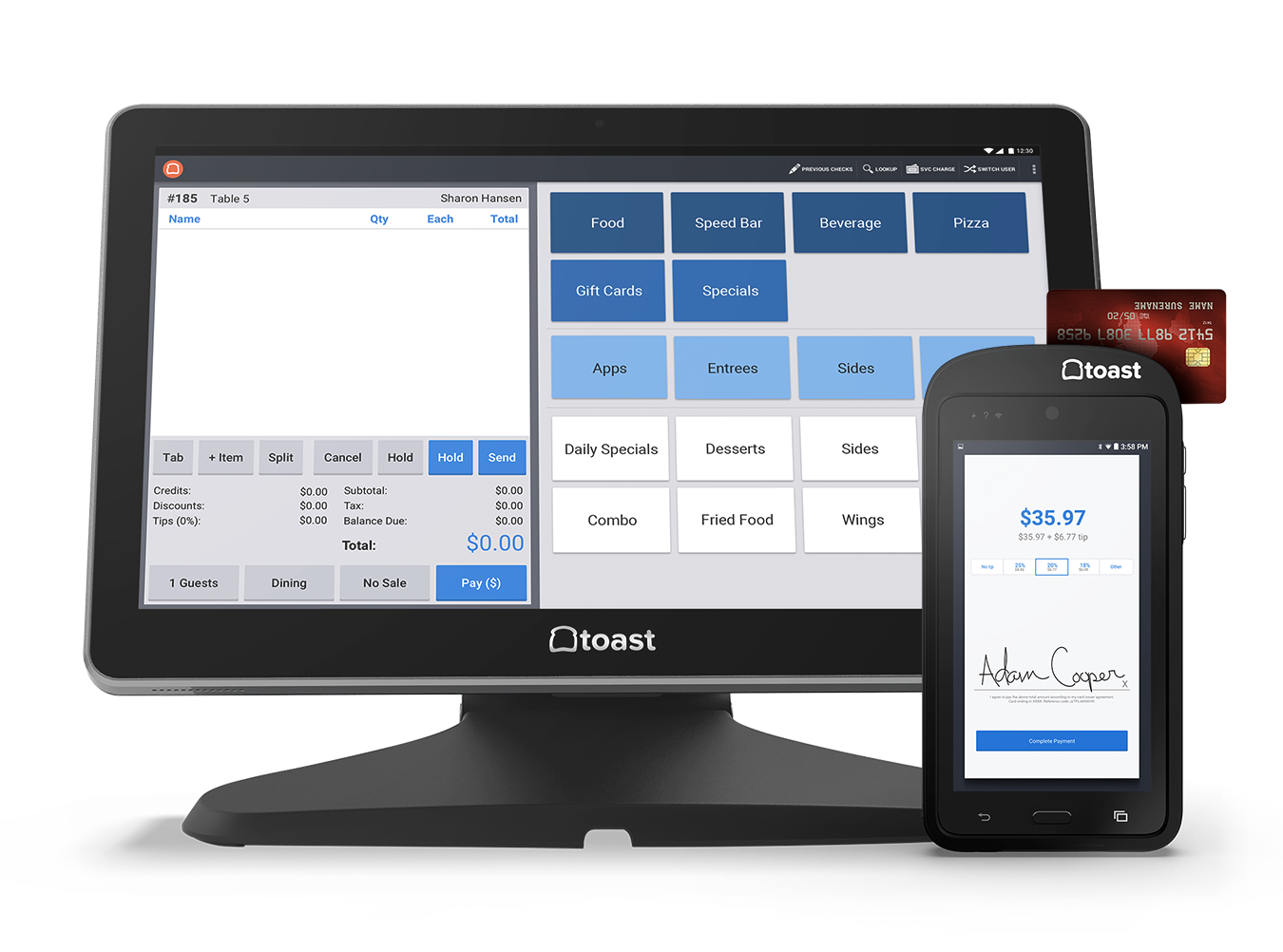 Restaurant POS System AllInOne Management System Toast POS