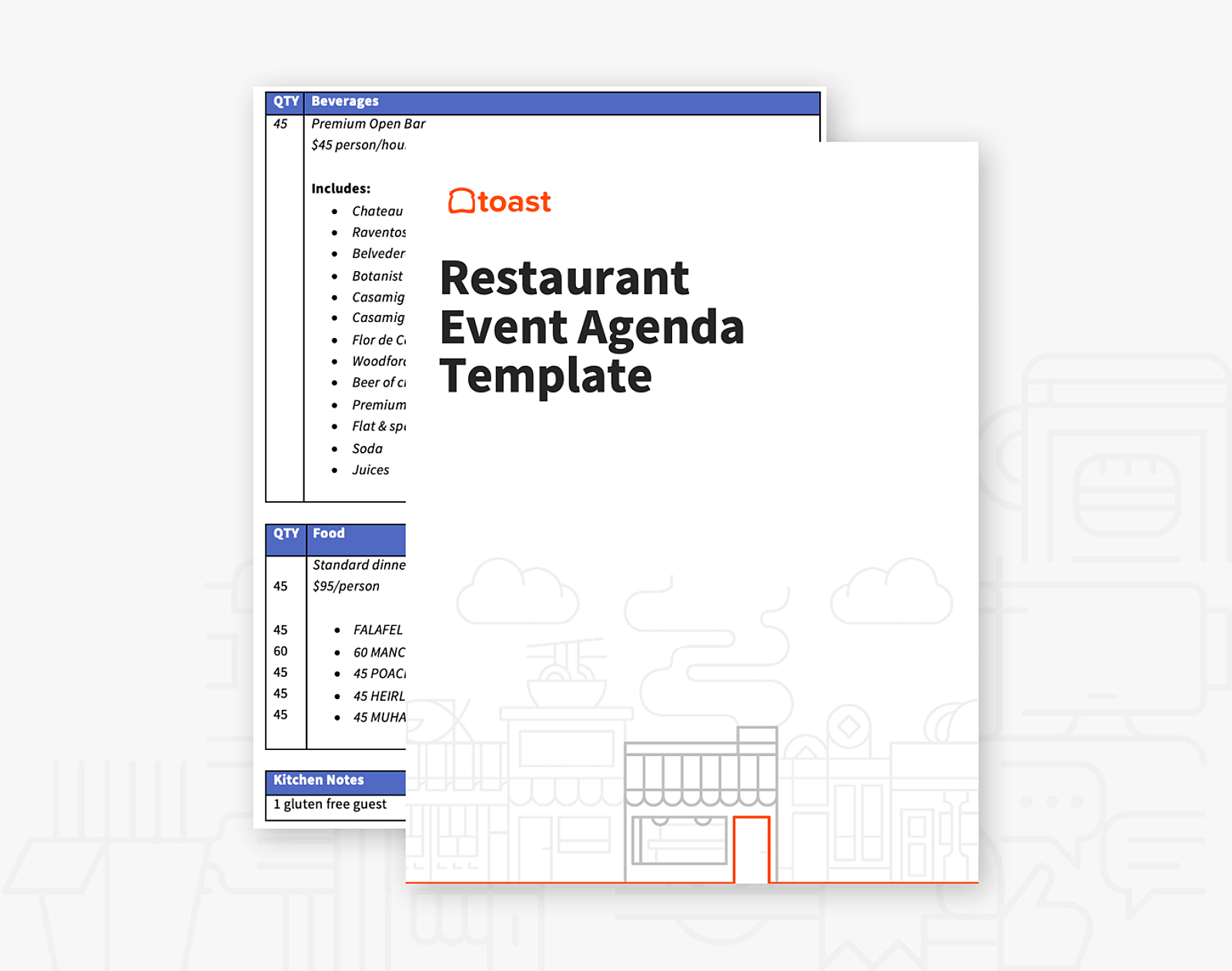 Event Agenda Template whats inside