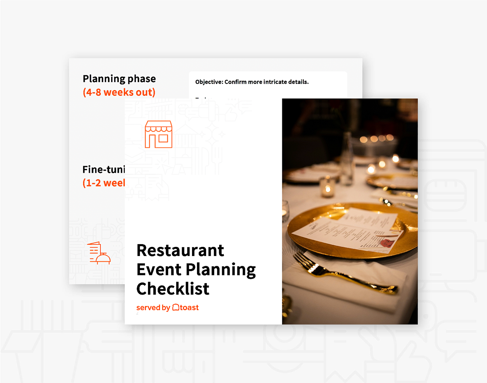Whats inside restaurant event planning checklist