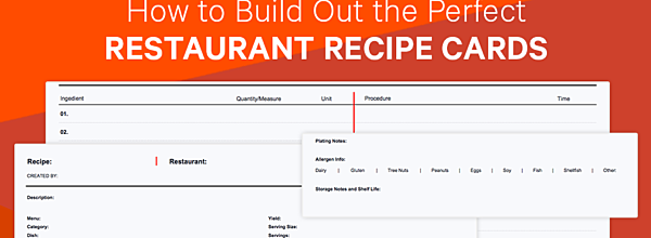 Printable Recipe Card Template