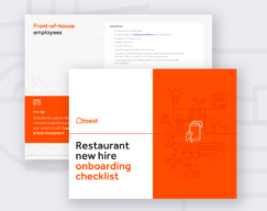 Restaurant New Hire Onboarding Checklist | Toast POS