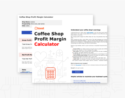 Coffee Shop Profit Margin Calc Whats Inside