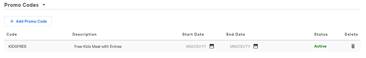 Creating A Discount With A Promo Code Toast POS