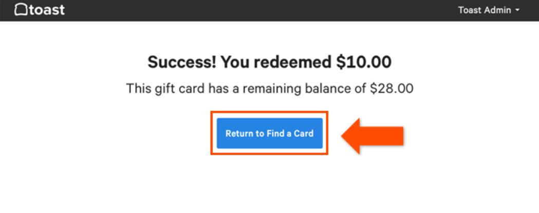 How do I determine the remaining balance on a gift card or e-gift card?