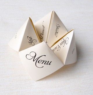 Japanese bar menu