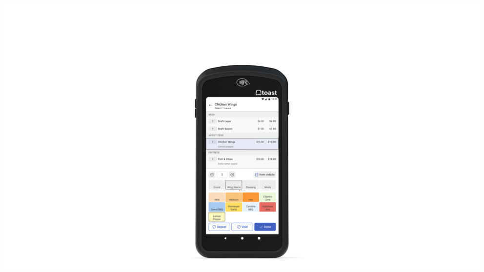 Toast Go® 2 Handheld POS System for Restaurants