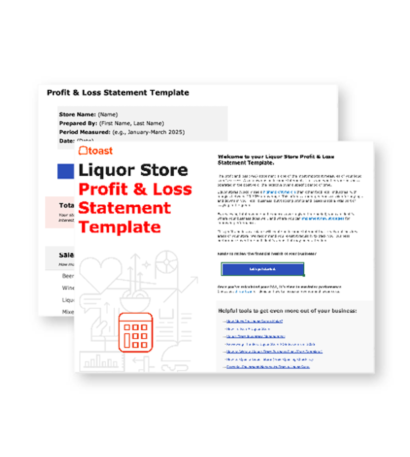 Liquor store income statement thumbnail