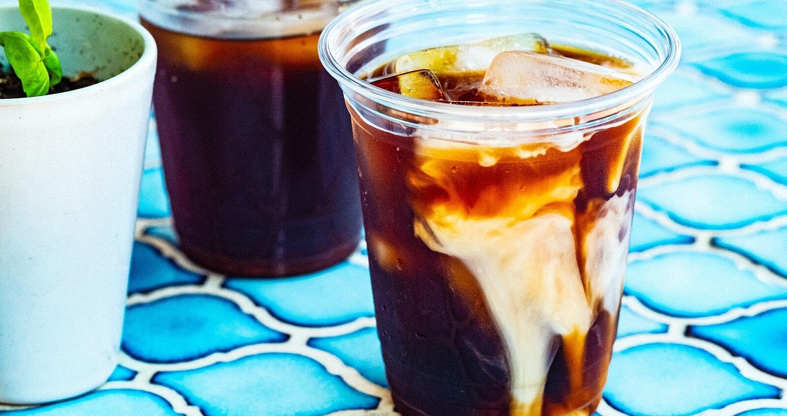 Iced coffee cold brew