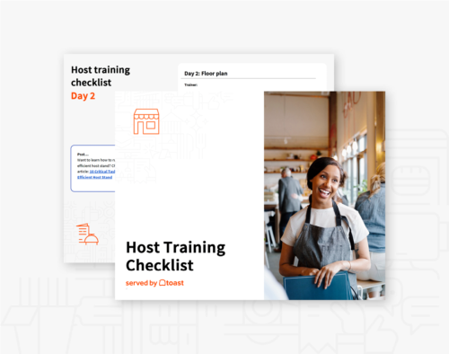 Whats inside host training checklist