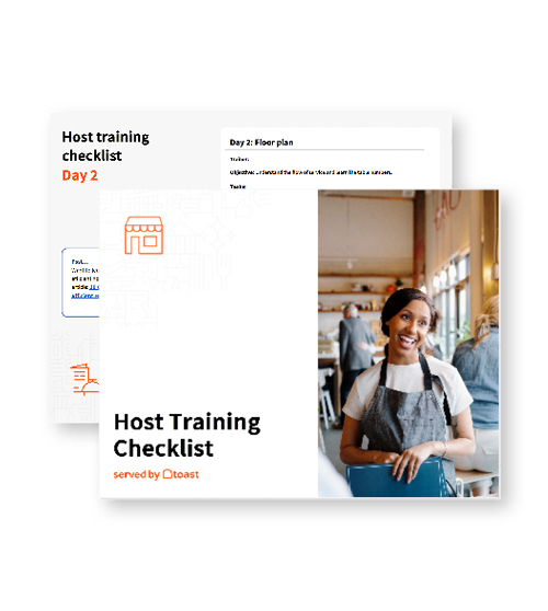 Thumbnail host training checklist